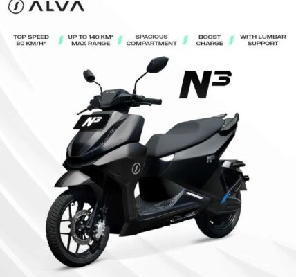 Alva N3 Black Hitam