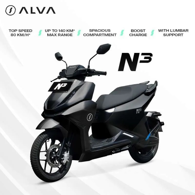 Alva N3 Black Hitam